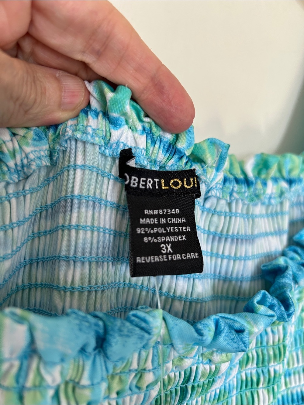 NWT Robert Louis Smocked Mini Dress - Picture 4 of 5